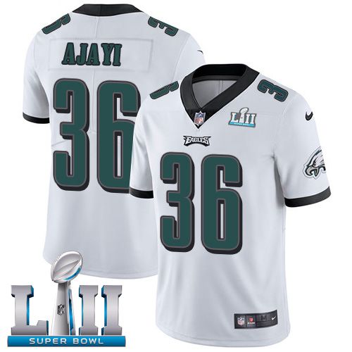 Men Philadelphia Eagles #36 Ajayi White Limited 2018 Super Bowl NFL Jerseys->philadelphia eagles->NFL Jersey